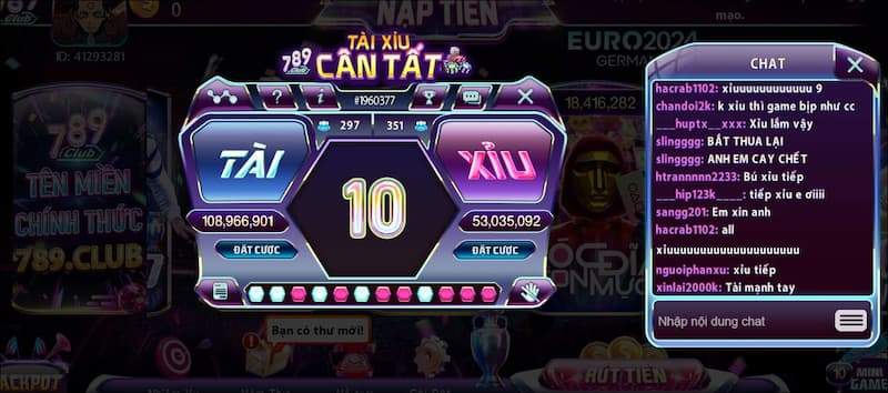 Cổng game cung cấp đa dạng các loại cược tài xỉu cho người chơi đặt cược